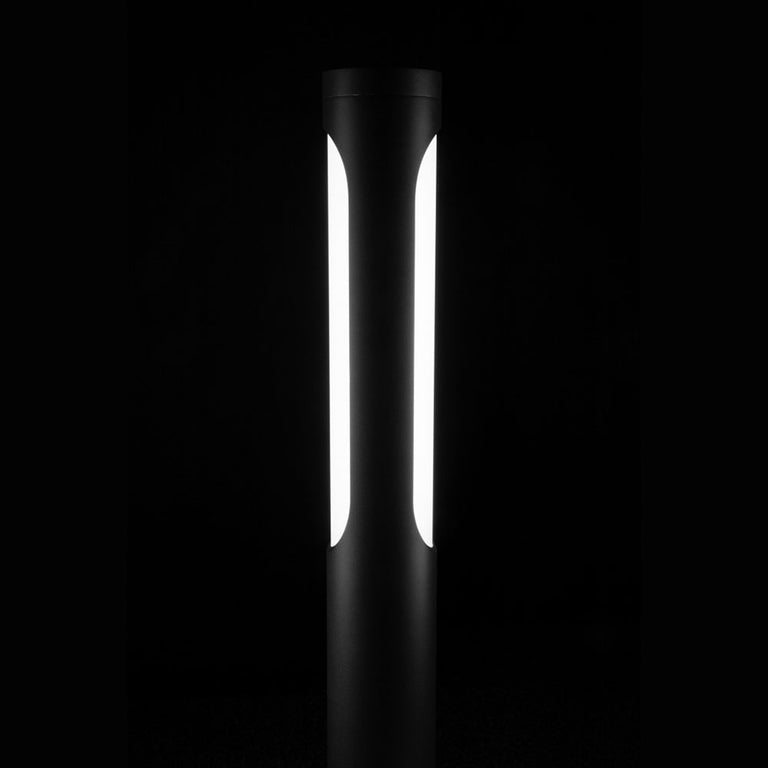 Kisa 2 Light 15W LED Bollard Graphite / Warm White - NLYS.5184GR