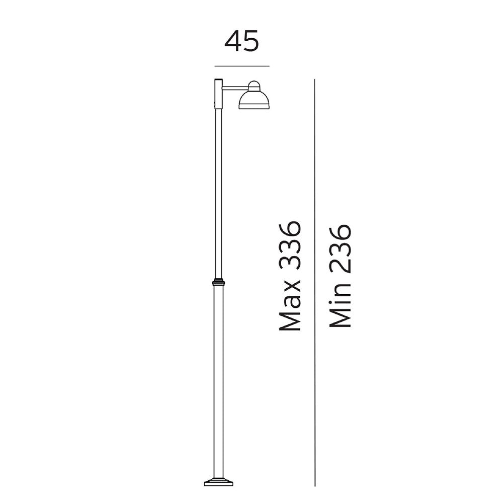 Koster 17.5W LED Bollard Graphite / Warm White - NLYS.1914GR