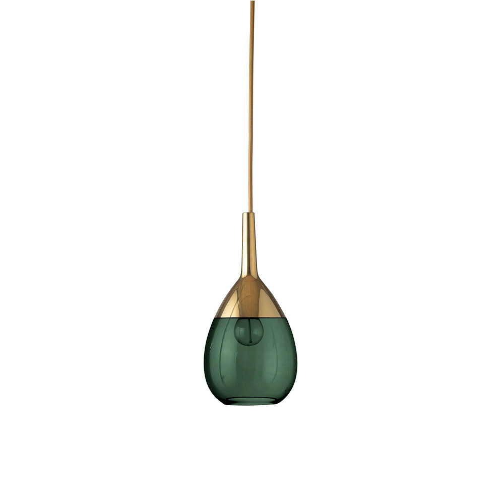 Lute Small Pendant Ivy Green / Gold - LA101472
