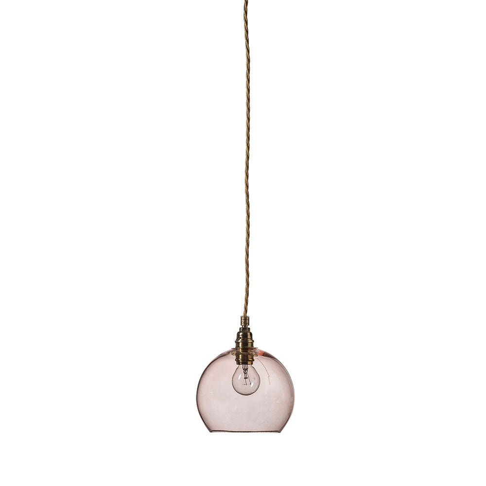 Rowan Small Pendant Matt Gold / Bright Coral - LA101542