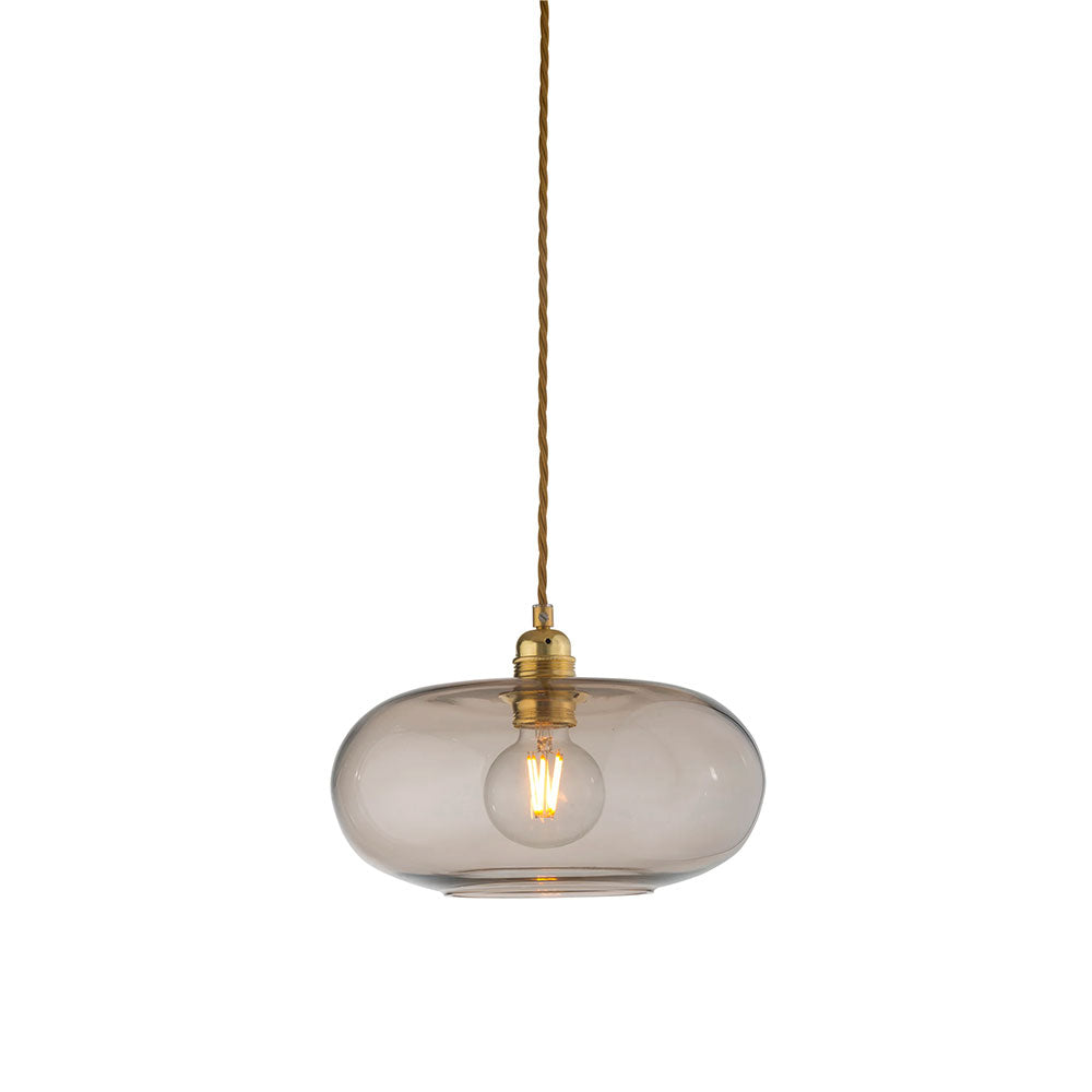 Horizon Medium Pendant Chestnut Brown / Gold - LA101789