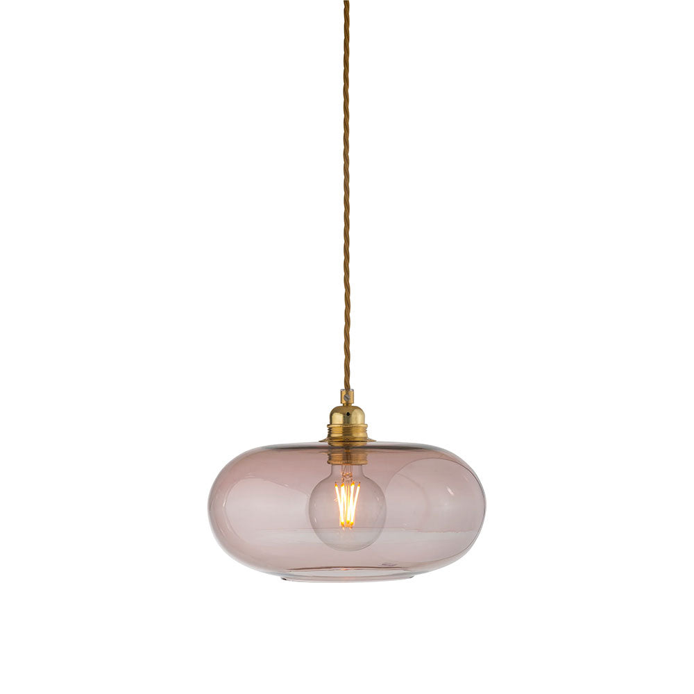 Horizon Medium Pendant Obsidian / Gold - LA101790