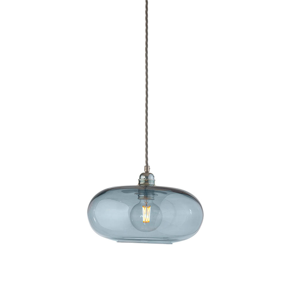 Horizon Medium Pendant Topaz Blue / Silver - LA101792