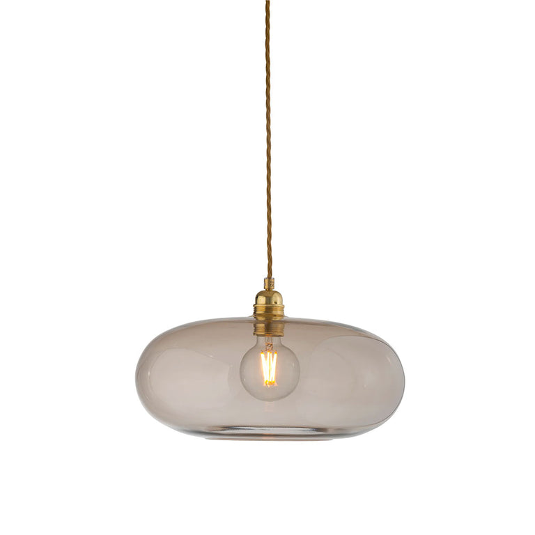 Horizon Large Pendant Chestnut Brown / Gold - LA101803