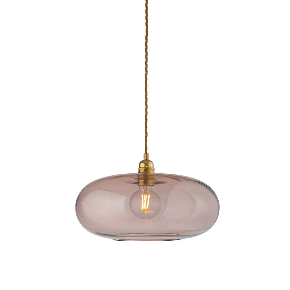 Horizon Large Pendant Obsidian / Gold - LA101804