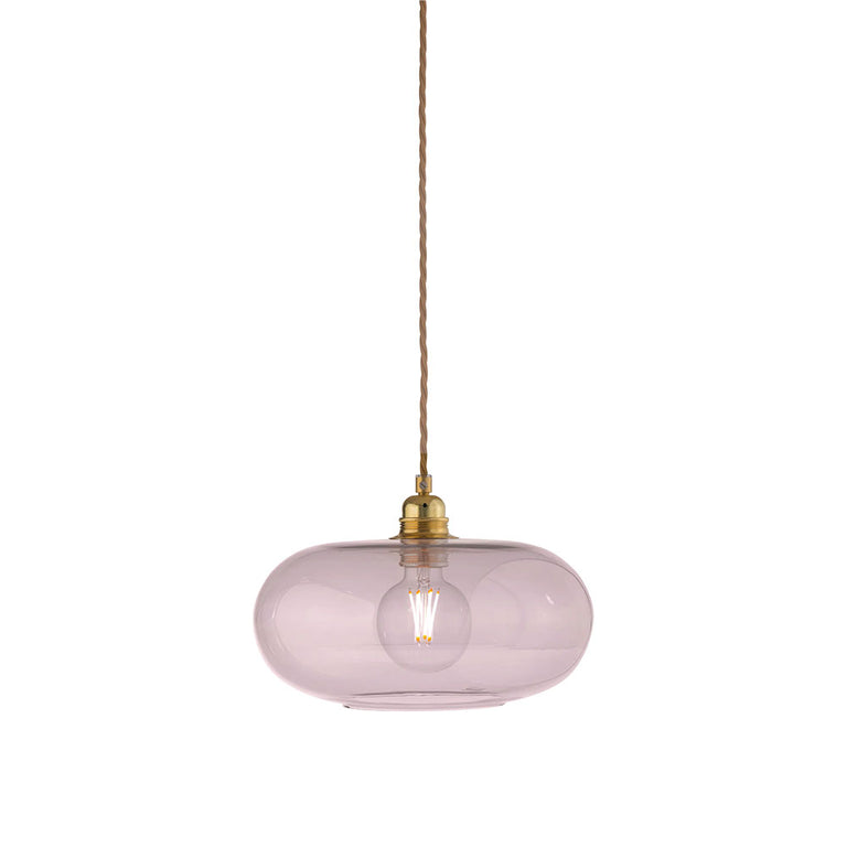 Horizon Medium Pendant Bright Coral / Gold - LA101829