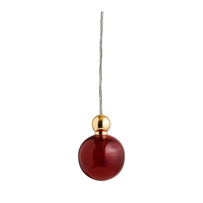 Uva Medium Gold Pendant / Ruby - LA101956