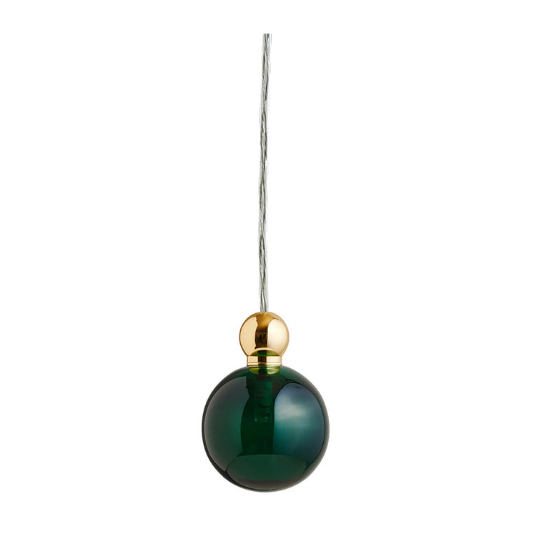 Uva Medium Gold Pendant / Ivy Green - LA101958
