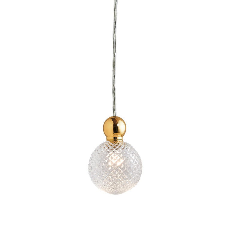 Uva Multi Medium Gold Pendant / Crystal  Mini Pattern - LA101964M