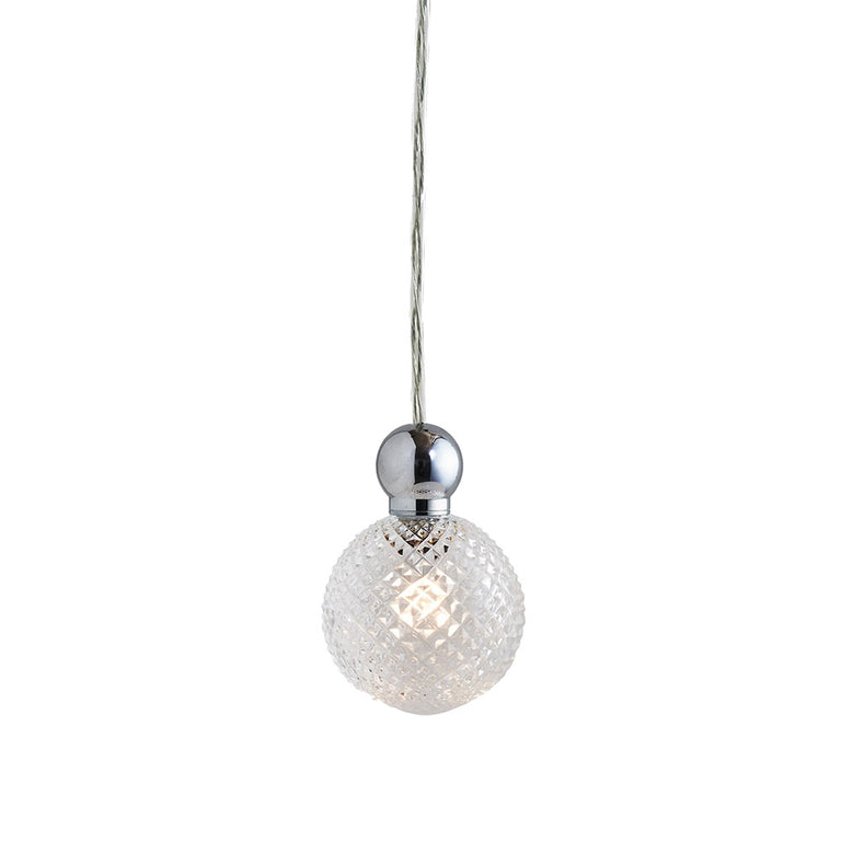 Uva Multi Medium Silver Pendant  / Crystal Mini Pattern - LA101965M