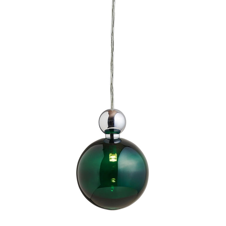 Uva Large Silver Pendant / Ivy Green - LA101989