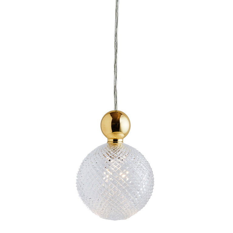 Uva Multi Large Gold Pendant / Crystal Mini Pattern - LA101994M