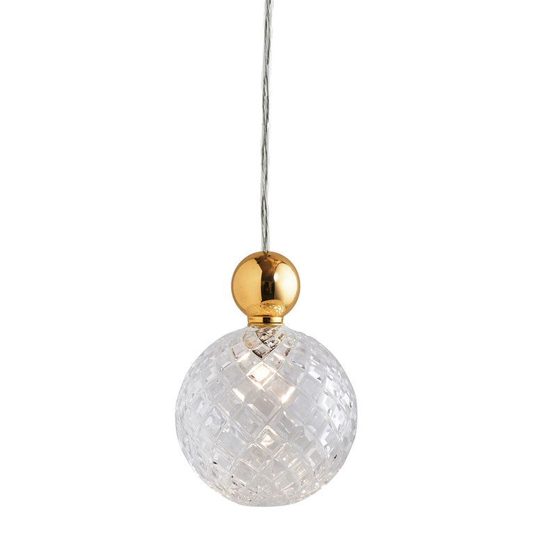 Uva Large Gold Pendant / Crystal Small Pattern - LA101996