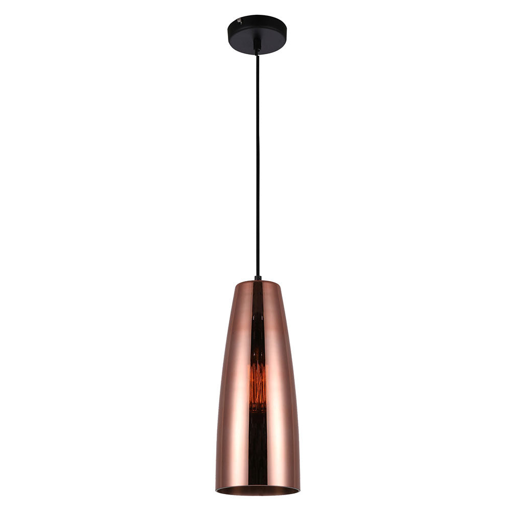 Ellipse Shape Pendant Copper - Lamina1