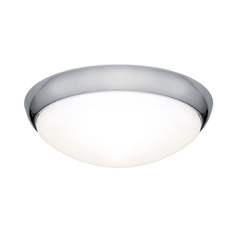 Lancer 16 Watt Dimmable LED Oyster Light Chrome / Warm White - LANC16WLED3000KCHR