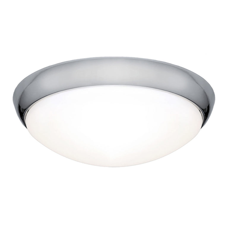 Lancer 27 Watt Dimmable LED Oyster Light Chrome / Warm White - LANC27WLED3000KCHR