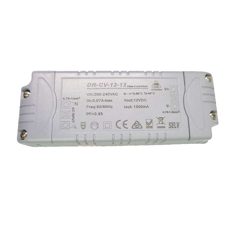 LED 12V 12W Constant Current Driver - LED-CV12V-12W