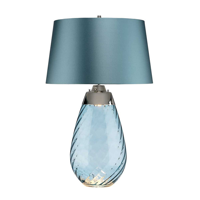 Lena 2 Light Large Table Lamp Blue - LENA-TL-L-BLUE