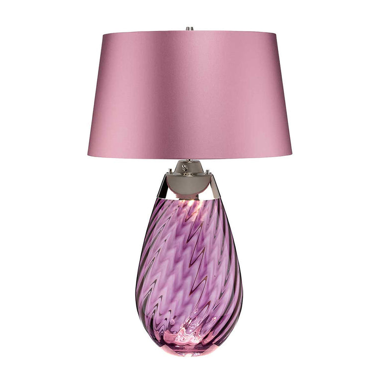 Lena 2 Light Large Table Lamp Plum - LENA-TL-L-PLUM