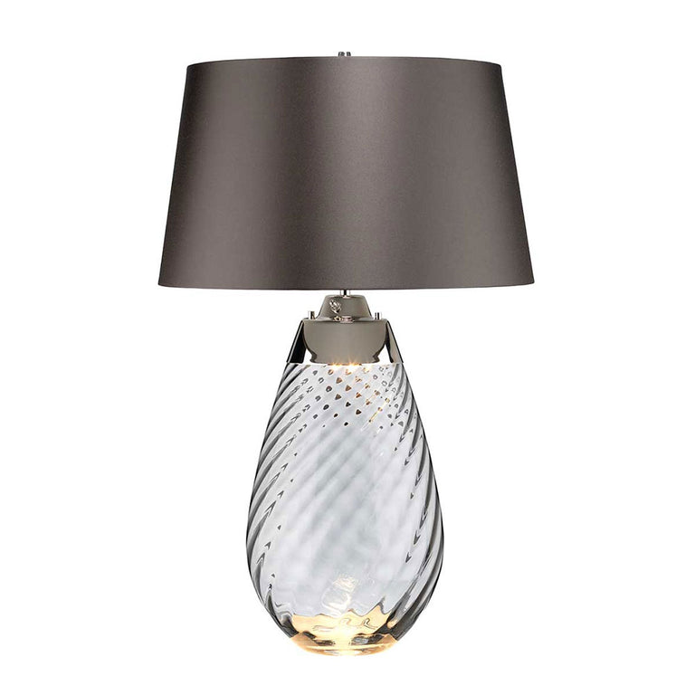 Lena 2 Light Large Table Lamp Smoke - LENA-TL-L-SMOKE