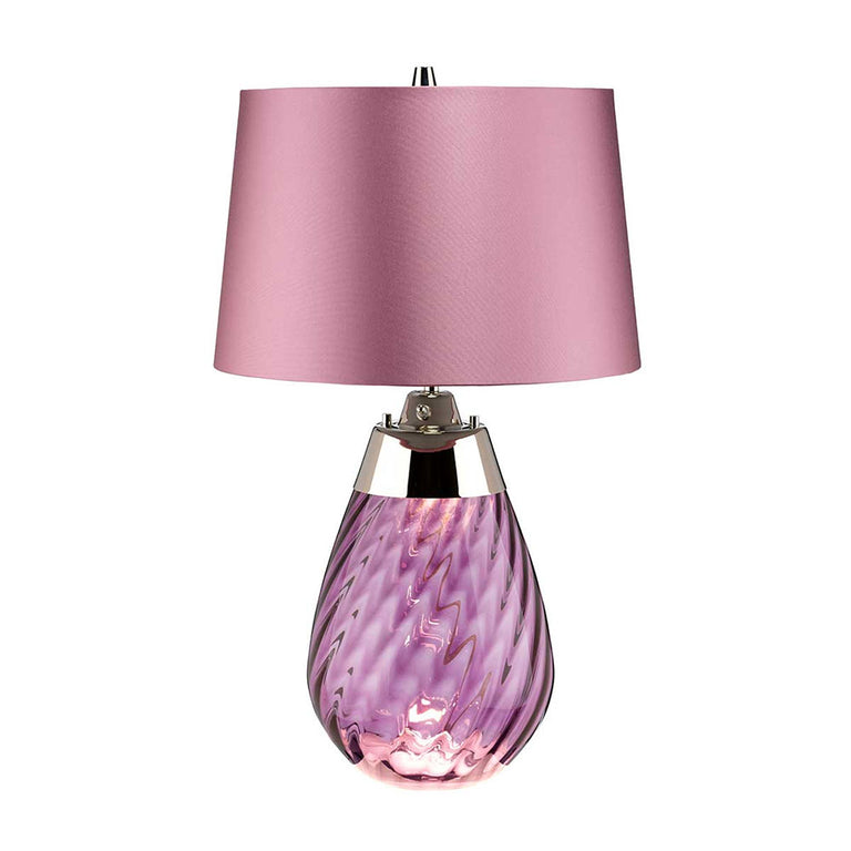 Lena 2 Light Small Table Lamp Plum - LENA-TL-S-PLUM