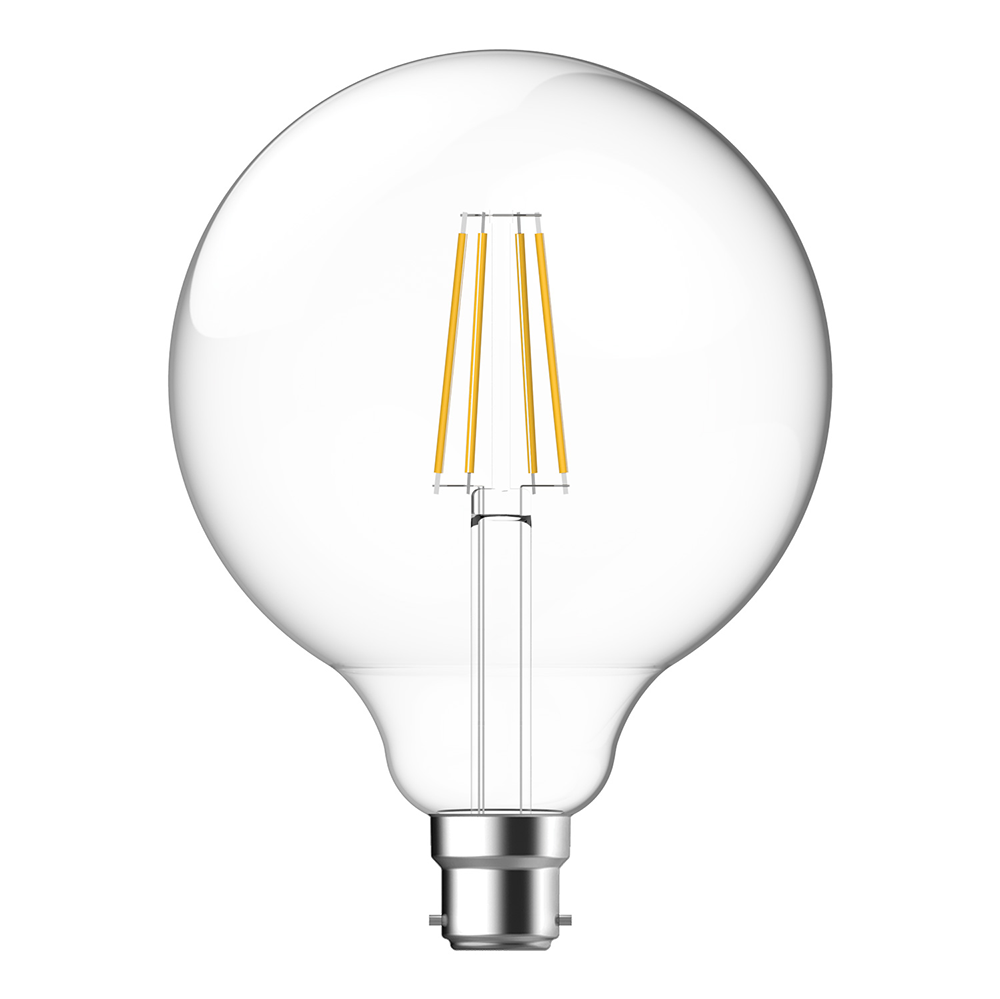 Filament Clear G120 7.5W B22 Dimmable LED Globe / Warm White - 65942