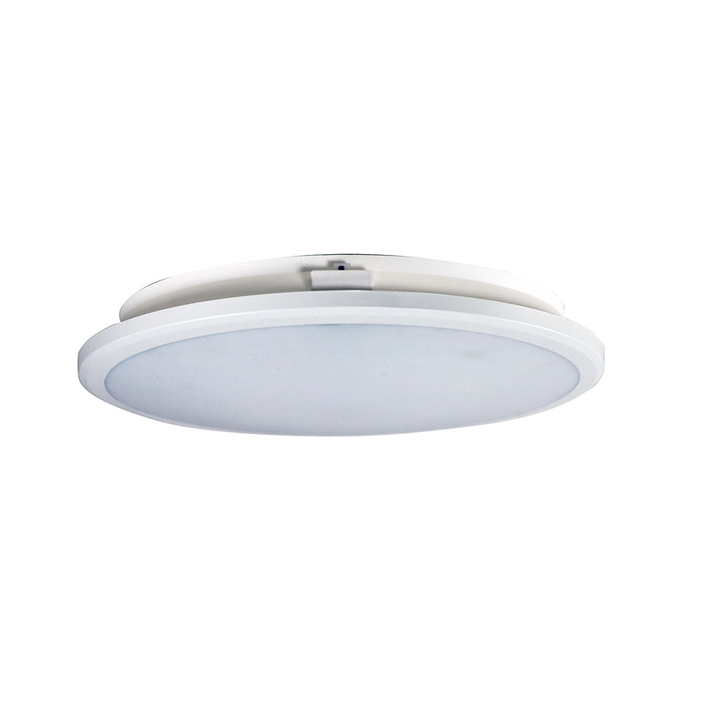 Omar.30 24W LED Dimmable Oyster White / Tri-Colour - LF6524WH