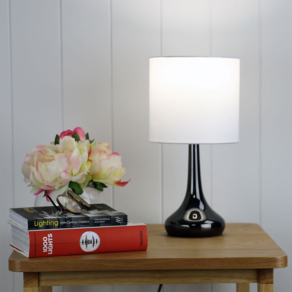 Lola Touch Table Lamp Gunmetal - LF9205GM