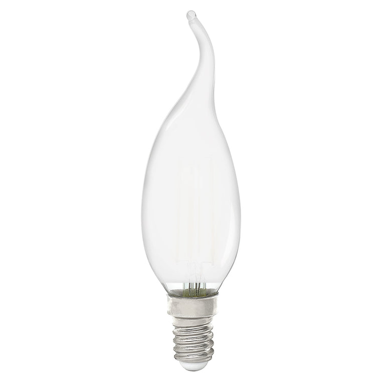 Candle LED Flame Tip 4W E14 Dimmable / Cool White - LFCAN4WPSESCWD