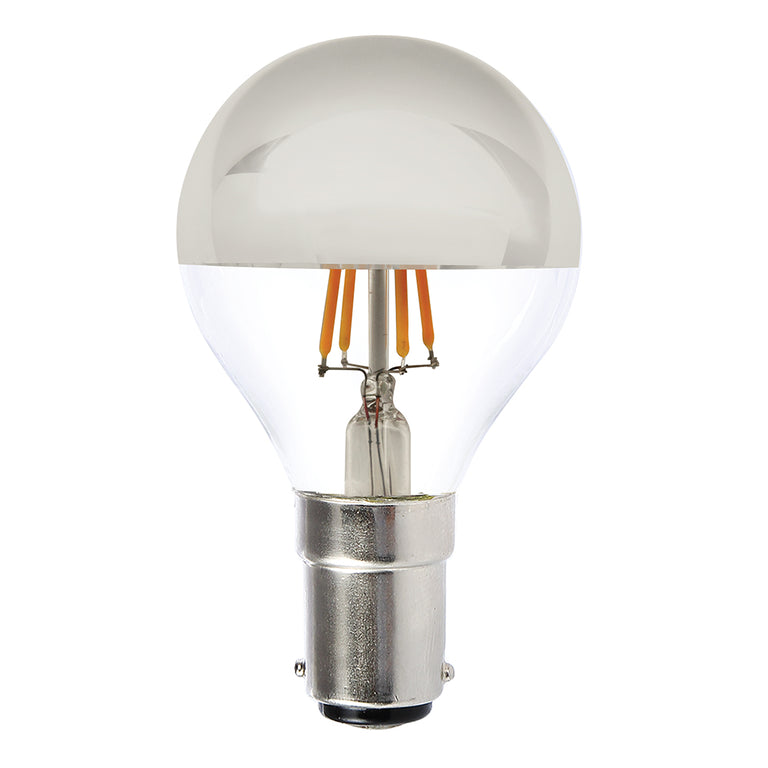 Silver Crown Hollywood Fancy Round 4W Dimmable LED B15 / 2700K - LFR4WSBCWWDCS