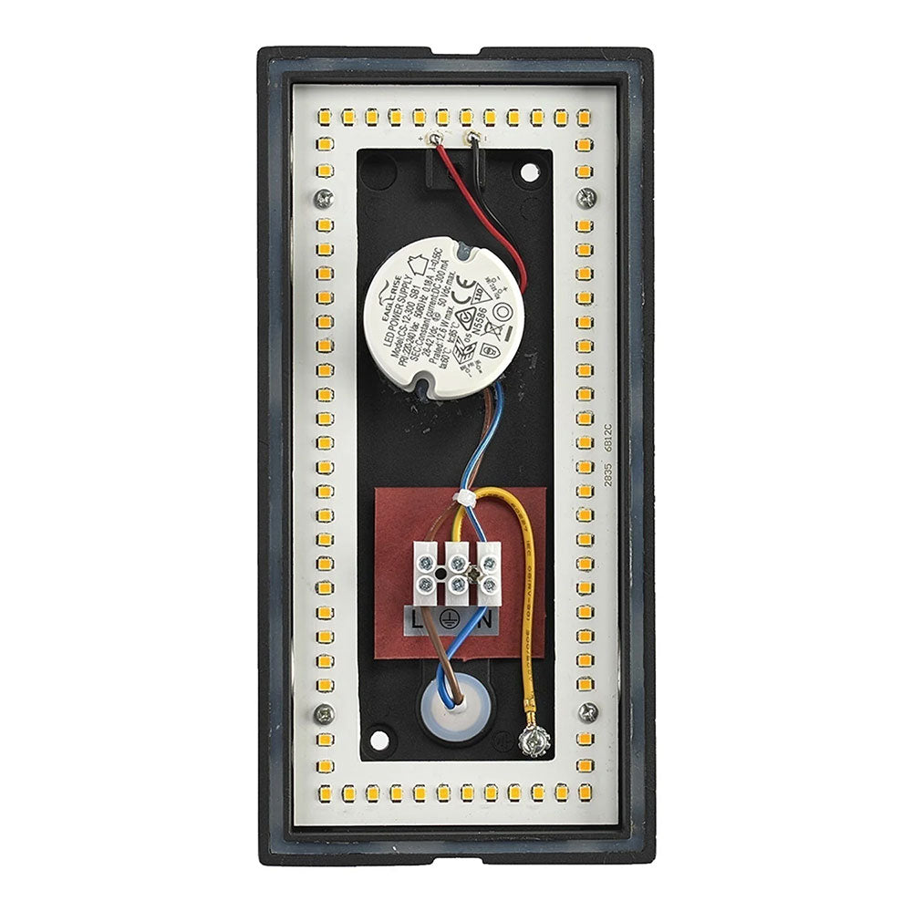 Shoji 12W LED Bunker Anthracite Charcoal / Warm White - LH2845-CC
