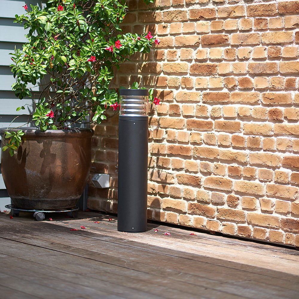 Parker 15W LED Bollard Black / Tri-Colour - LHG1580-BL