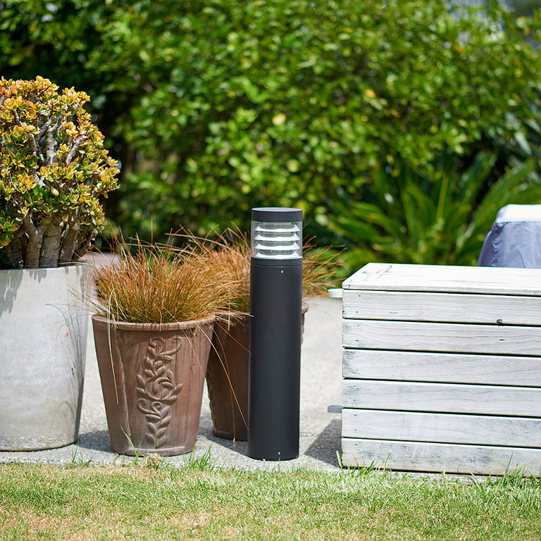 Parker 15W LED Bollard Black / Tri-Colour - LHG1580-BL