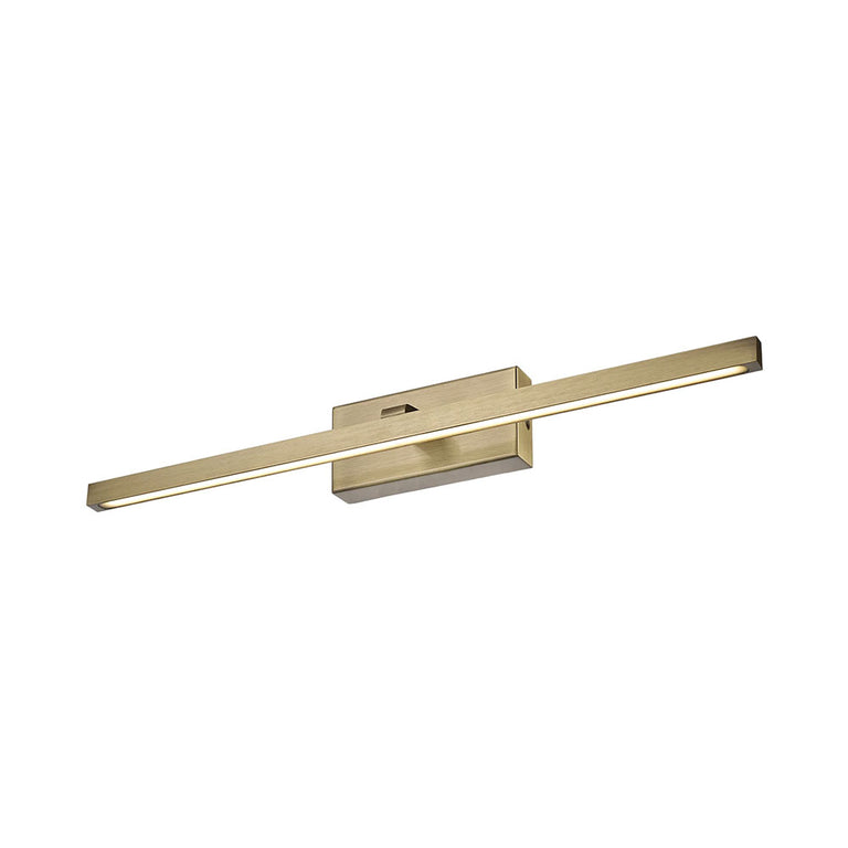 Lineal 8W LED Dimmable Vanity Light 365mm Antique Brass / Tri-Colour IP44 - LINEAL4S