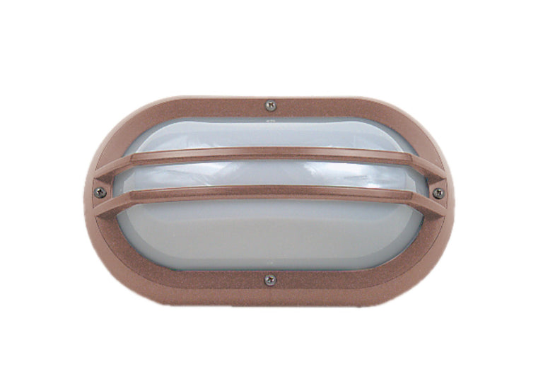 Double Guard 10W LED Bulkhead Polycarbonate Bulkhead Copper / Warm White - LJL6002-CO