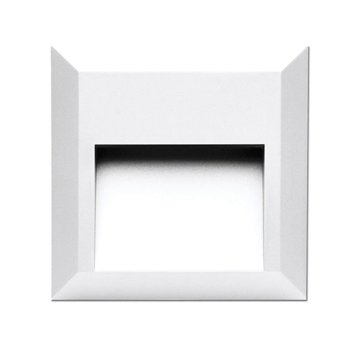 Square 1.5W LED Surface Deflector Light White / Warm White - LK1403 + LK1443-WH