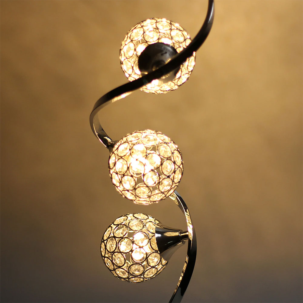Gordon 3 x 3.3W LED Table Lamp Chrome / Warm White - LL-09-0165