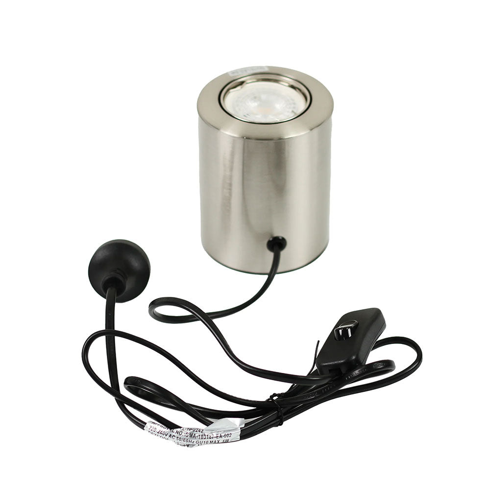 Zaro Table Lamp Satin Chrome - LL-10-0242SC
