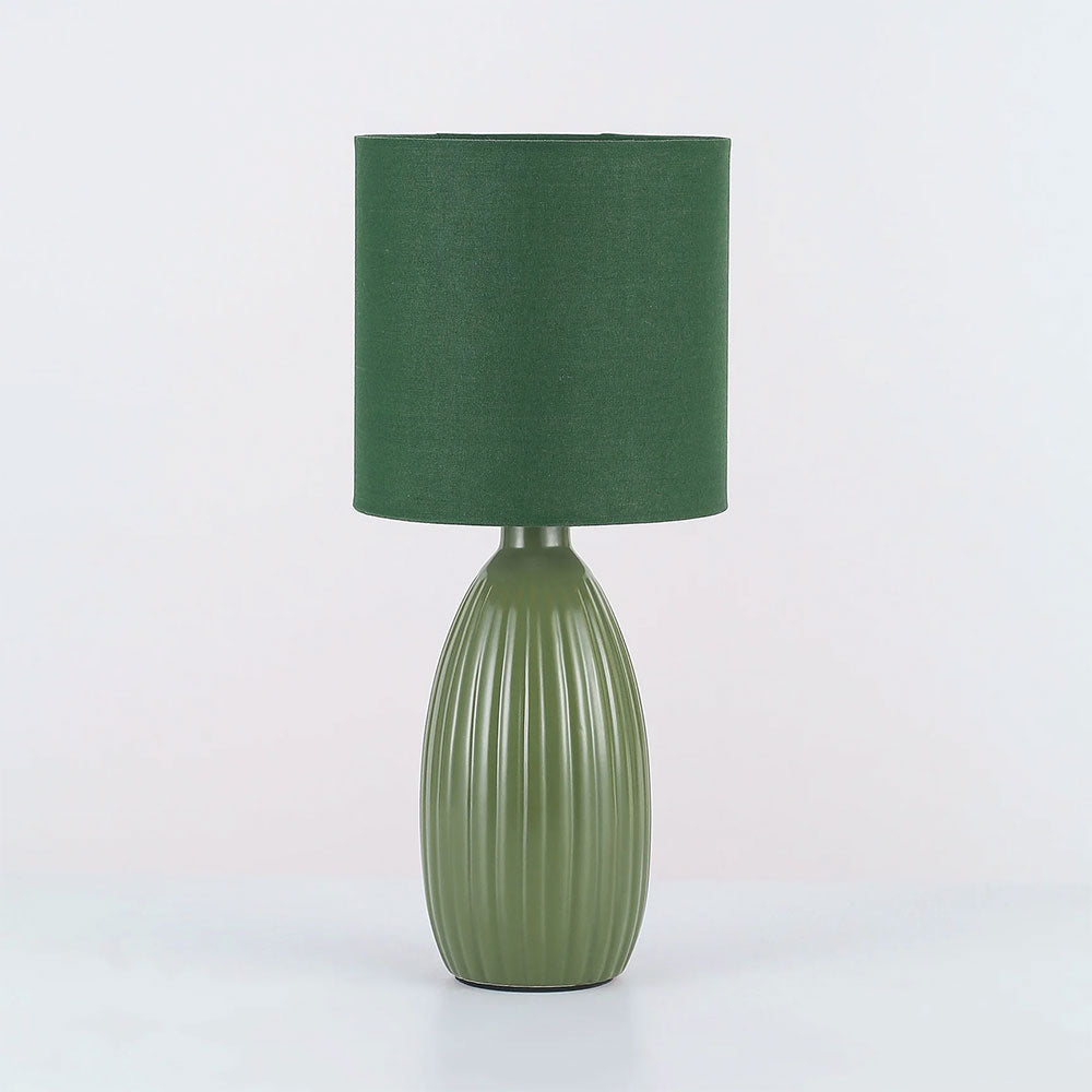 Nora Ceramic Table Lamp Set of 2 Green - LL-14-0318G
