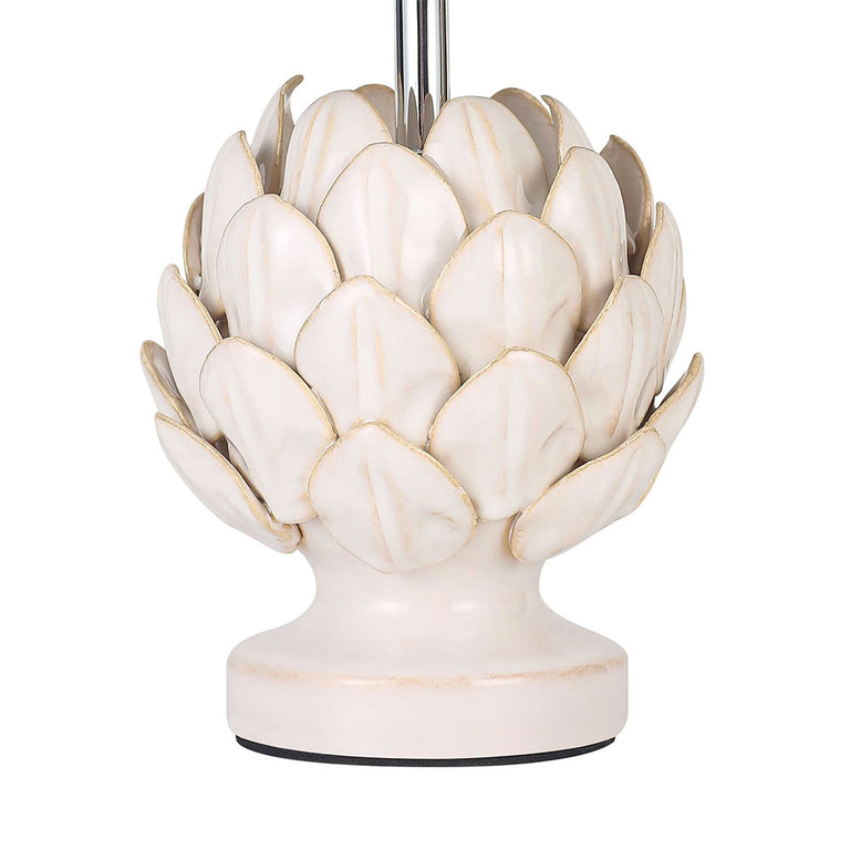 Tasha Artichoke Ceramic Table Lamp Set of 2 Natural - LL-14-0338N