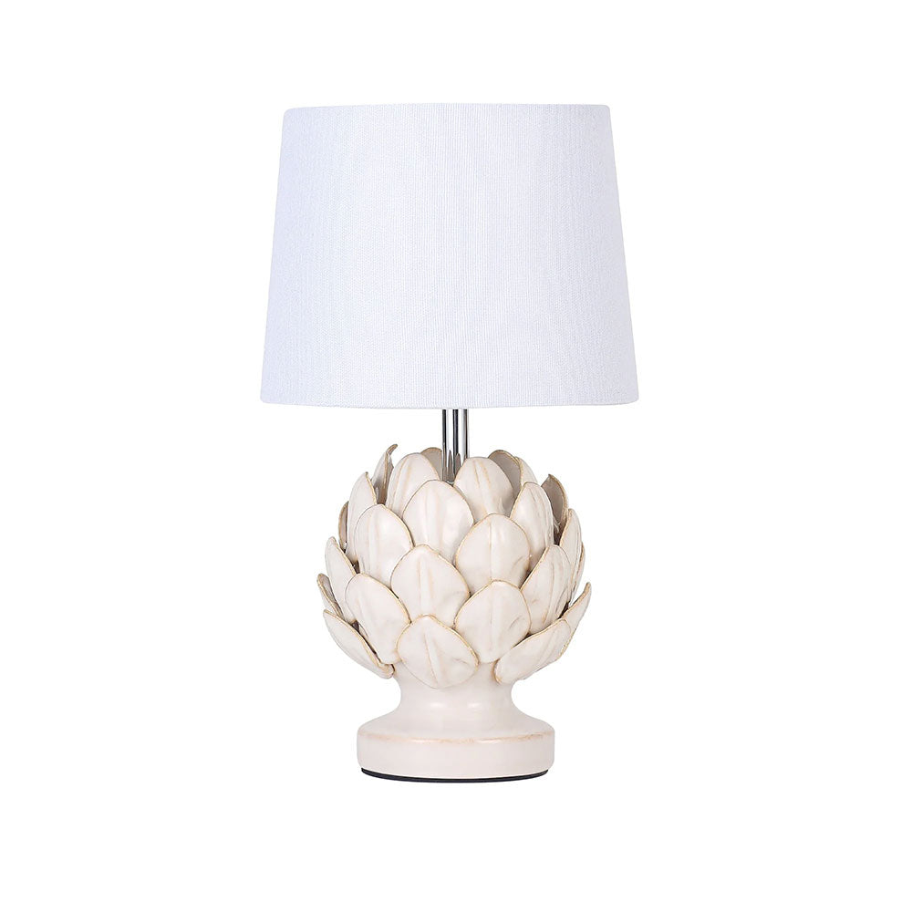 Tasha Artichoke Ceramic Table Lamp Set of 2 Natural - LL-14-0338N