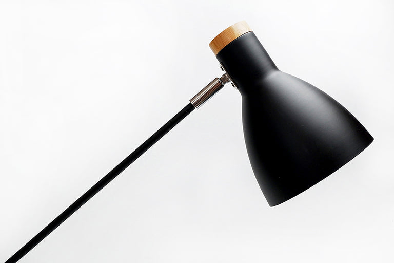 Scandinavian Adjustable Floor Lamp Black - LL-27-0037B