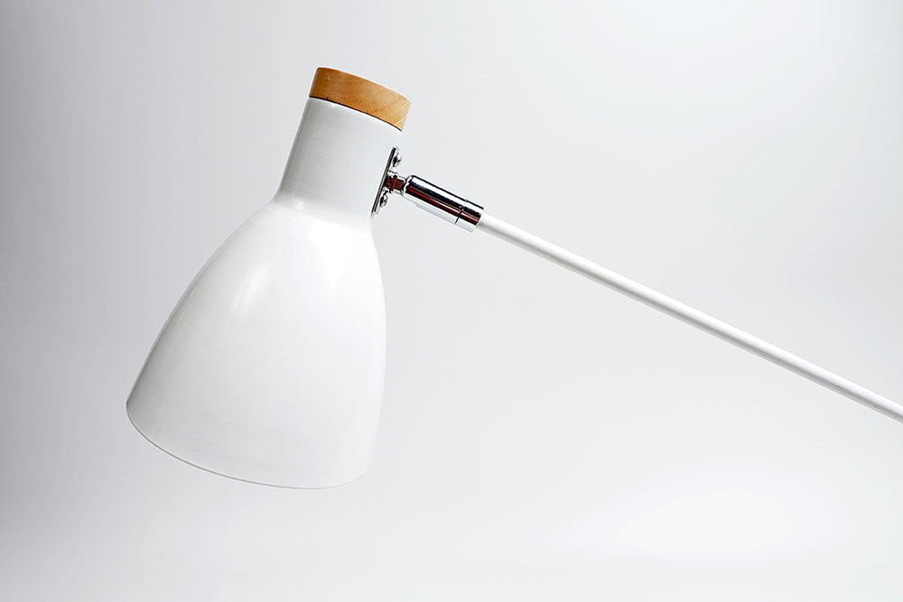 Scandinavian Adjustable Floor Lamp White - LL-27-0037W