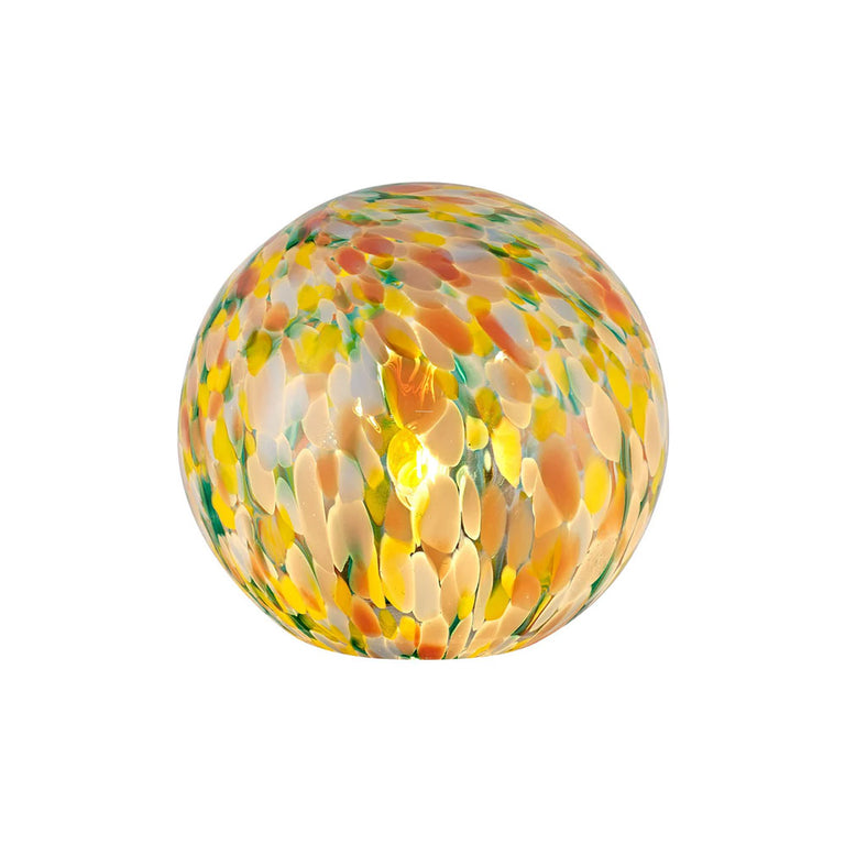 Lyra Glass Ball Table Lamp Colour Speckle - LL-27-0077M