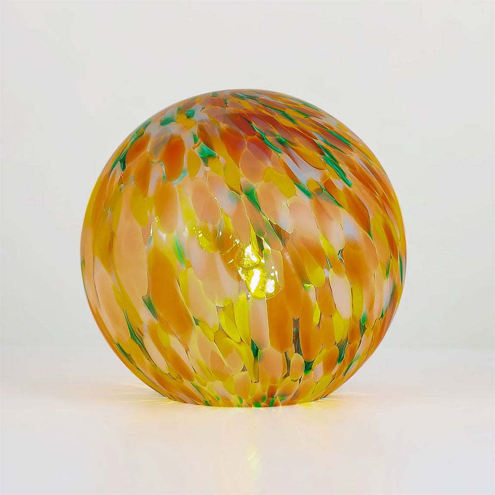 Lyra Glass Ball Table Lamp Colour Speckle - LL-27-0077M