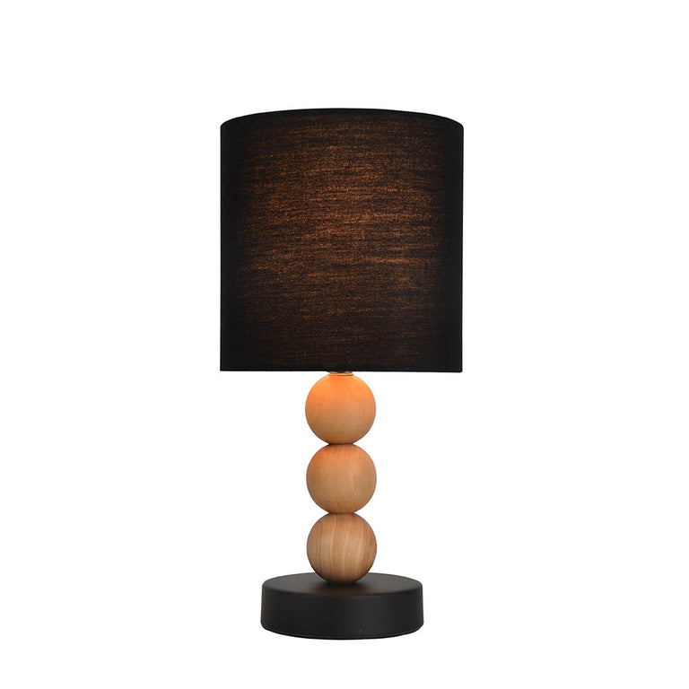 Cara 1 Light Table Lamp Black - LL-14-0108B