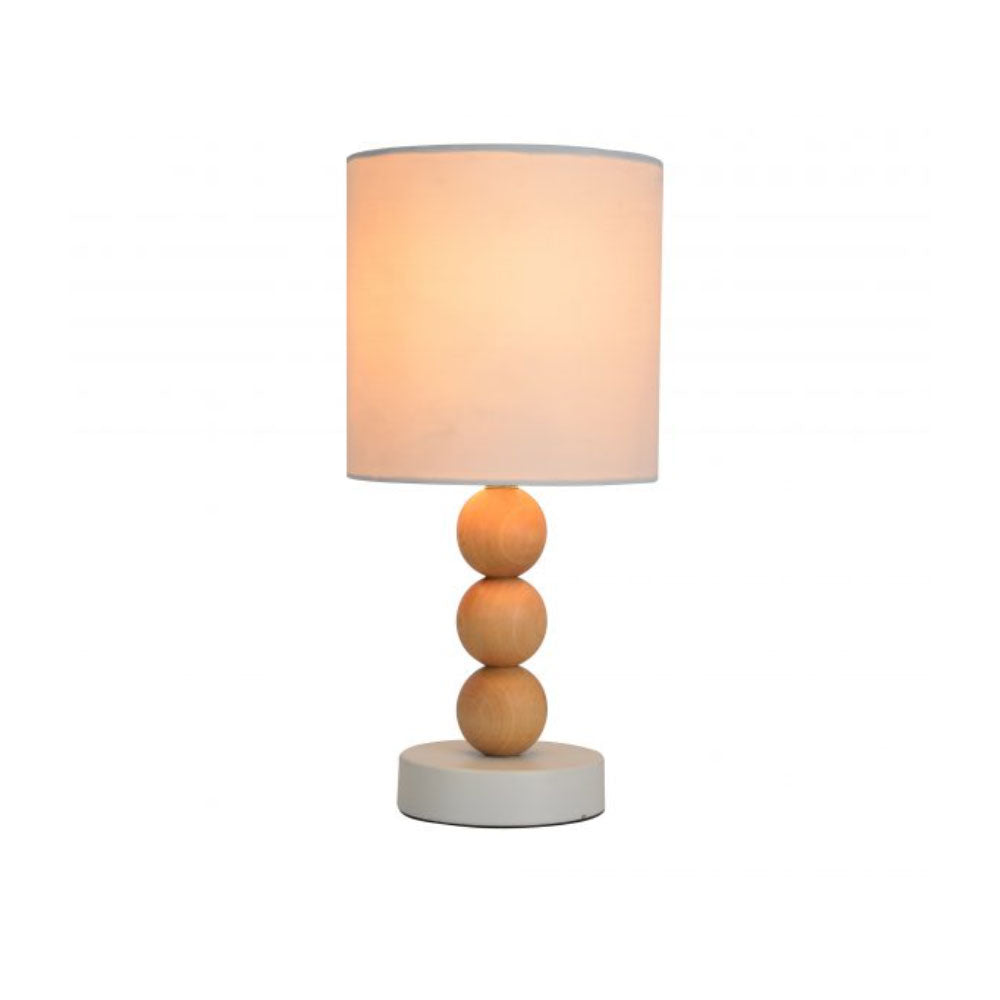 Cara 1 Light Table Lamp White - LL-14-0108W