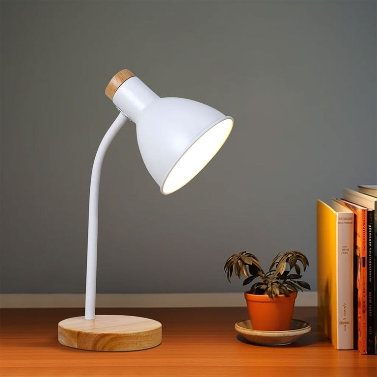 Merete White Table Lamp - LL-27-0149W