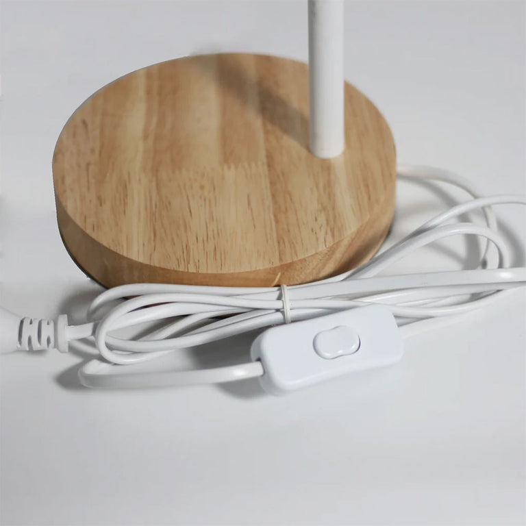 Merete White Table Lamp - LL-27-0149W