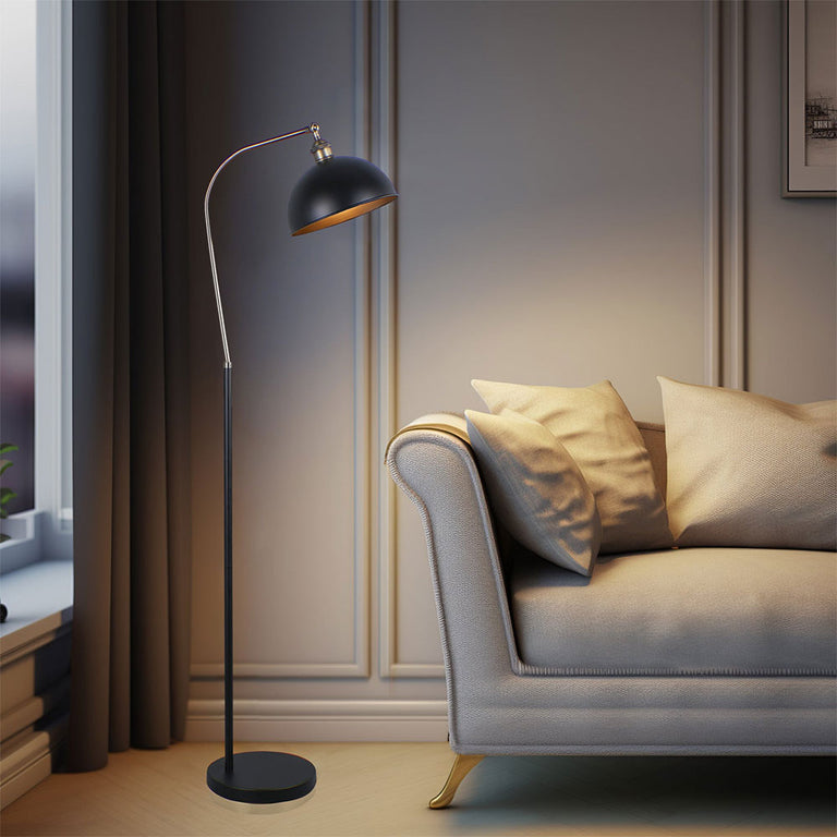 Lenna Floor Lamp Black - LL-27-0153B